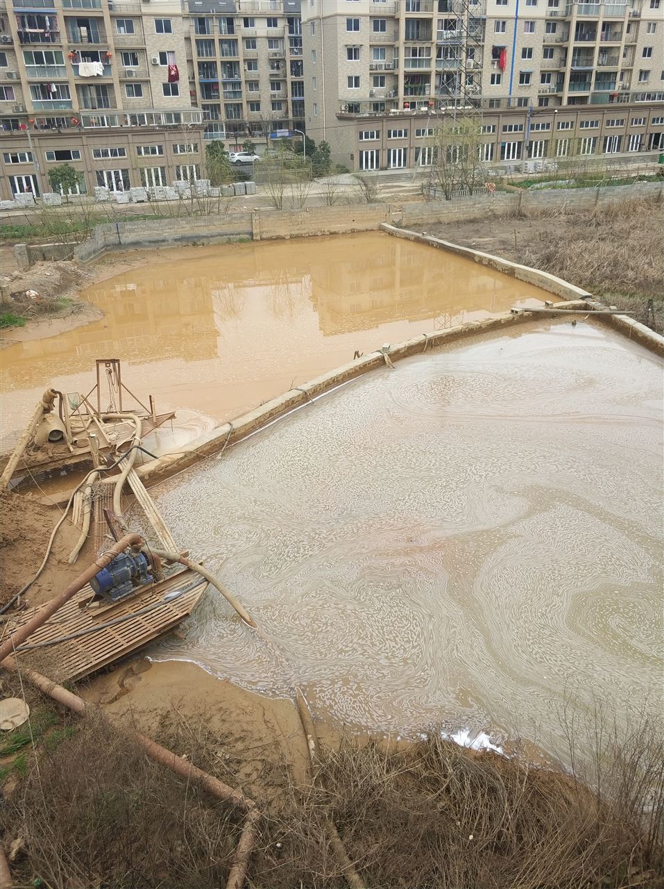 三道镇沉淀池淤泥清理-厂区废水池淤泥清淤