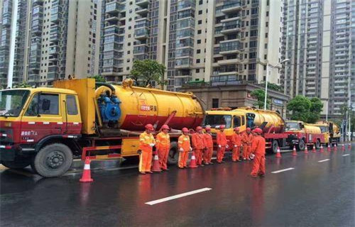 三道镇市政管道清淤