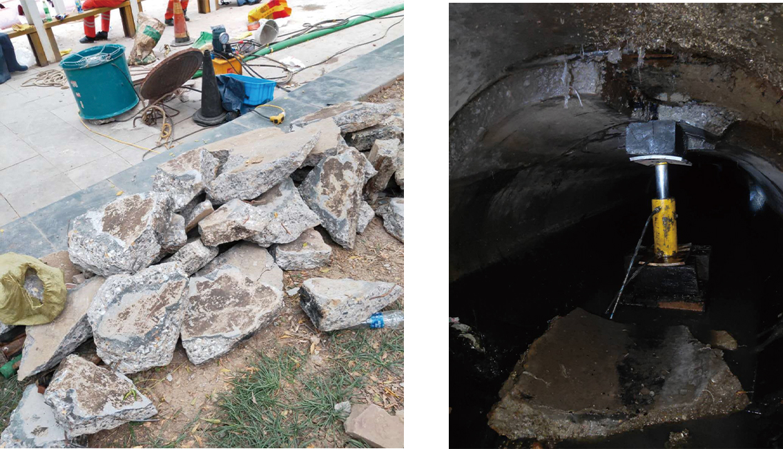 三道镇管道预处理